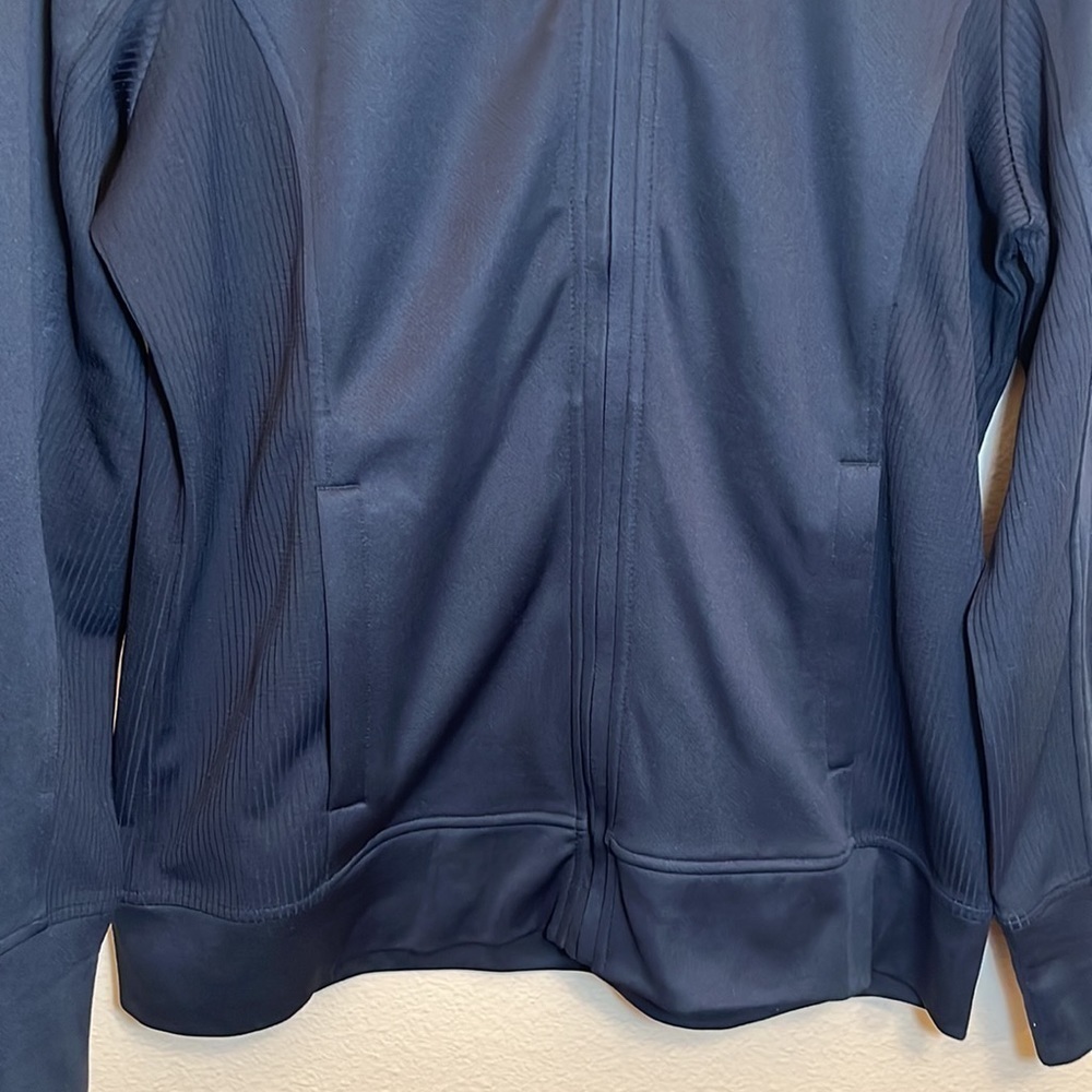 Cutter & Buck Navy CB WeatherTec Zipper Jacket Sweatshirt - Picture 4 of 11